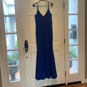 Lulu’s Infinite Glory Maxi Dress - Royal Blue, Size M. Never worn with tags.